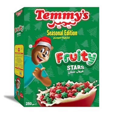 Temmy&#39;s Fruity Star Breakfast Cereal - 250 gram
