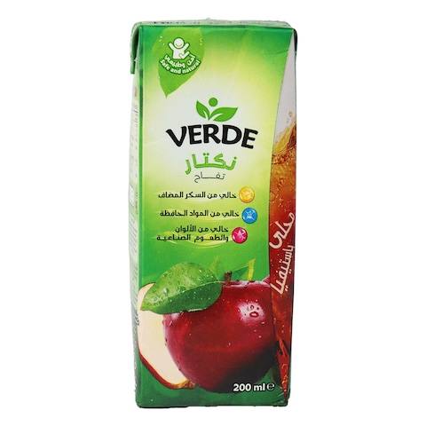 Verde Nectar Apple Sweetened with Stevia Sugar - 200ml