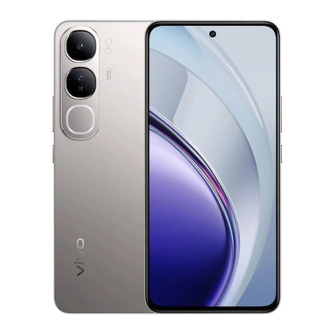 فيفو V40 لايت - 6.67 بوصة 128 جيجابايت/8 جيجابايت ثنائي الشريحة بشبكة الجيل الرابع - فضي
