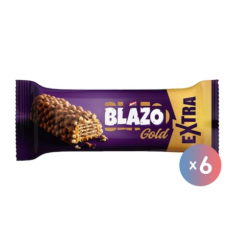 Blazo Gold Extra Chocolate - 6 Pieces