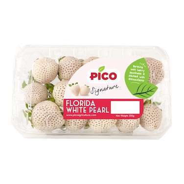 فراولة بيضاء بيكو - 250 جرام