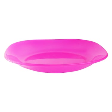 Prima Medium Plastic Plate - Pink