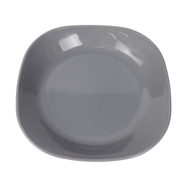 Prima Medium Plastic Plate - Gray