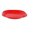 Prima Medium Plastic Plate - Red