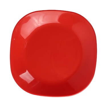 Prima Medium Plastic Plate - Red