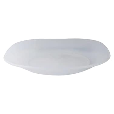 Prima Large Plastic Plate - White