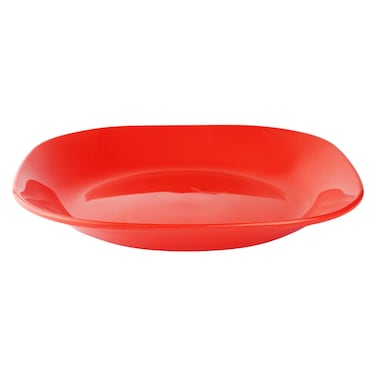 Prima Large Plastic Plate - Red