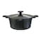 Blooming Granite Stew - 24 cm - Black