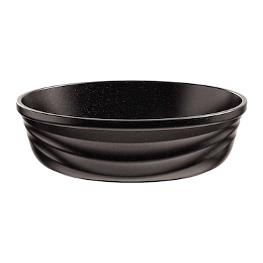 Blooming Granite Tray -  28 cm - Black