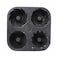 Blooming Granite Cupcake Moulds - Black