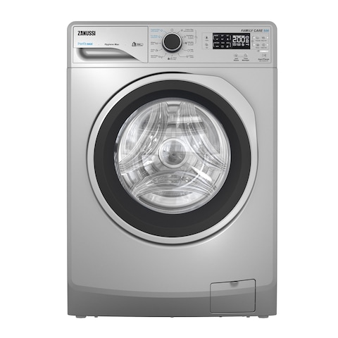 Zanussi Perlamax Front Load Washing Machine 8 Kg 1200 RPM - Silver - ZWF8240SS5
