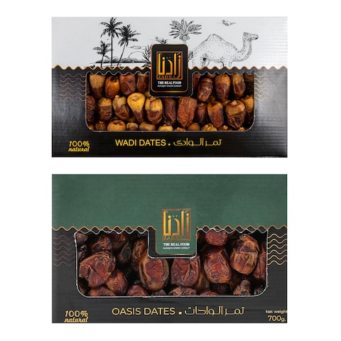 Zadna Wadi Dates - 700 gm + Oasis Dates - 700 gm