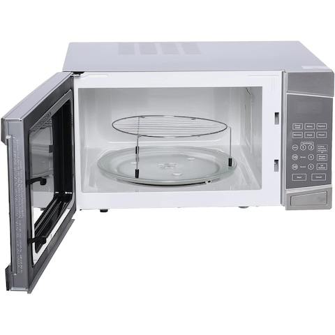 Galanz Microwave with Grill 43 Liter - Silver - D10043AP-YM