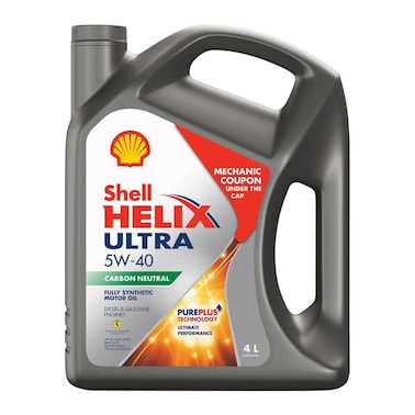 Shell Helix Ultra 5W-40 Motor Oil - 4 Liter