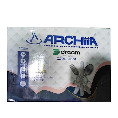 طقم أدوات مائدة دريم - 86 قطعة - 2001