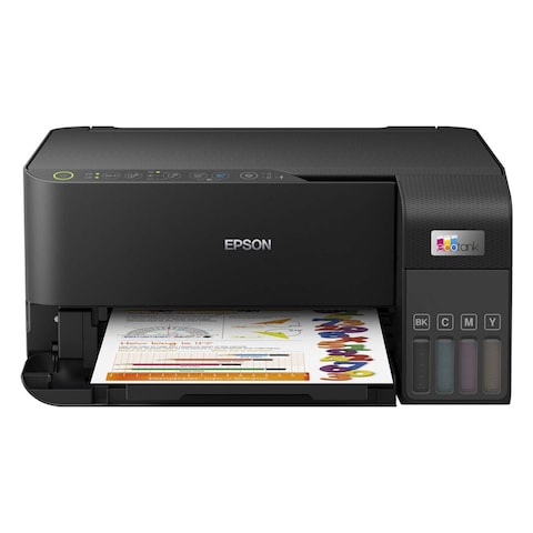 Epson EcoTank Wireless 3 in 1 Printer - Black - L3250