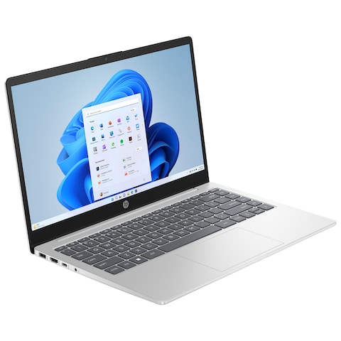 لابتوب اتش بي 14-em0006ne - أيه ام دي رايزن 5 7520U - 512 جيجابايت اس اس دي - 8 جيجابايت رام - 14 بوصة - معالج رسومي أيه ام دي مدمج - ويندوز 11 - فضي