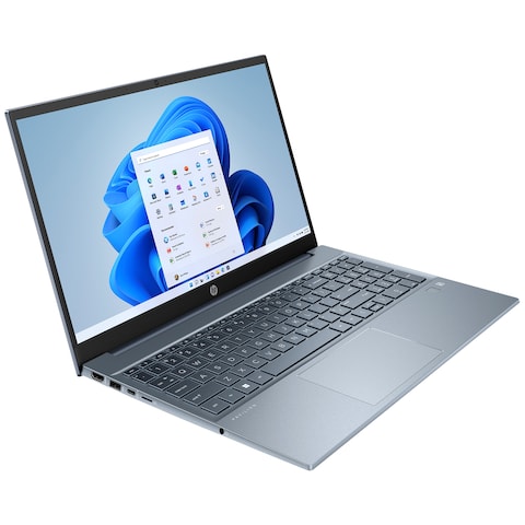HP Pavilion 15-eh3001ne Laptop - AMD Ryzen 7 7730U - 512GB SSD - 16GB RAM - 15.6-inch - Integrated AMD GPU - Windows 11 - Fog Blue