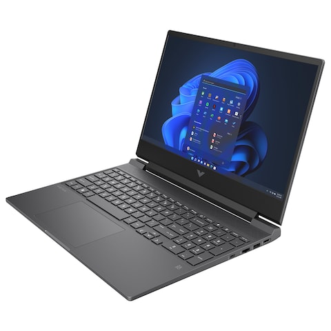 HP Victus 15-fb1004ne Gaming Laptop - AMD Ryzen 5 7535HS - 512GB SSD - 16GB RAM - 15.6-inch - NVIDIA RTX 2050 - Windows 11 - Black Chrome