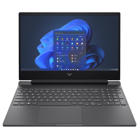 HP Victus 15-fb1004ne Gaming Laptop - AMD Ryzen 5 7535HS - 512GB SSD - 16GB RAM - 15.6-inch - NVIDIA RTX 2050 - Windows 11 - Black Chrome