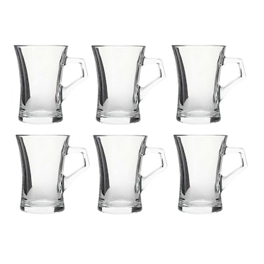 طقم مجات زجاج باشاباهتشي ازور - 120 مل - 6 قطع