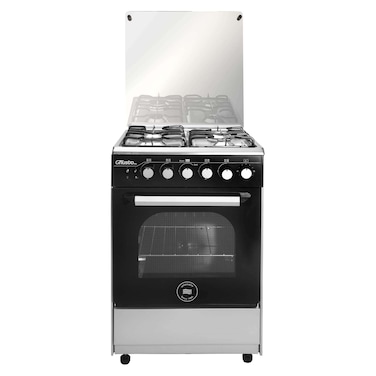 Unionaire Ghusto Cooker 4 Burners 55 Cm with Grill - Black - C55SV-GP-427-SO-GUP