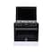 Unionaire Gas Cooker 5 Burners 80 Cm with Grill - Black - C68SVGC-443-IDSOF-GUP