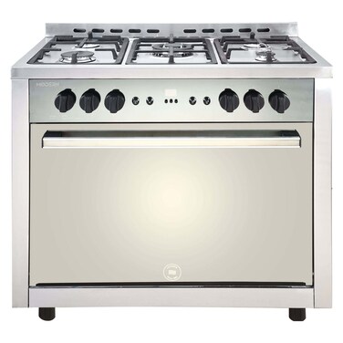 Unionaire Modern Gas Cooker 5 Burners 90 Cm with Grill - Silver - C69SS-GC-319-IDSF-MD-2W