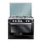 Unionaire Gas Cooker 5 Burners 60*90 Cm - Black - C69SSGC511ISF2WMEA6090