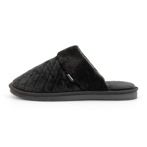Carreaux Winter Slipper - Black - Size 46
