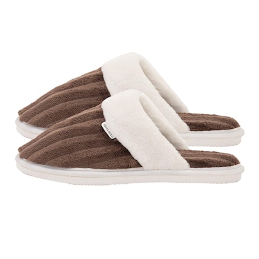 Mintra Striped Slipper - Brown - Size 46