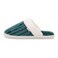 Mintra Striped Slipper - Emerald - Size 40