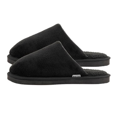 Mintra Plain Winter Slipper - Black - Size 42
