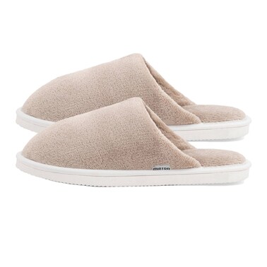 Mintra Plain Winter Slipper - Mocha - Size 40