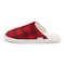 Mintra Printed Winter Slipper - Red Checked - Size 44