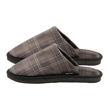 شبشب شتوي مينترا - مربعات بني - مقاس 44