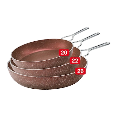 طقم طاسات فيجن جرانيت - 3 قطع