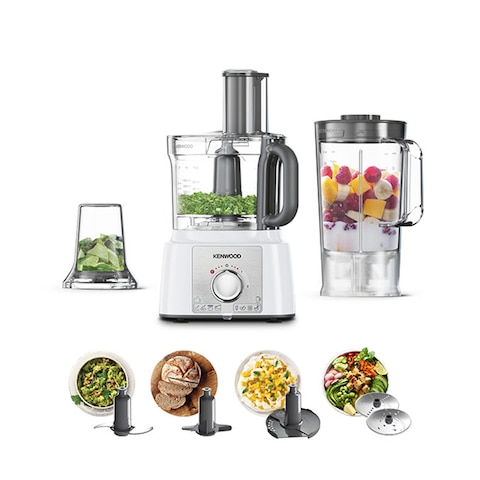 Kenwood Food Processor 1000 Watt - White - FDP65.400WH