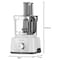 Kenwood Food Processor 1000 Watt - White - FDP65.400WH