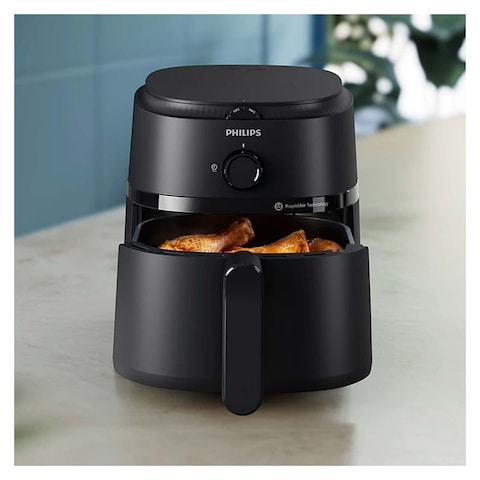 Philips Airfryer 1300 Watt 4.2 Liter - Black - NA120/00