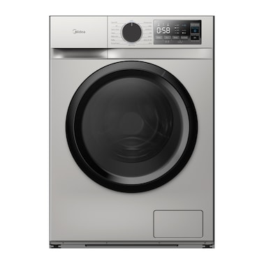 Midea Automatic Washing Machine 7kg Inverter 1400 RPM - Silver - MFN09W70B/S