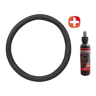 غطاء طارة دركسيون السيارة + ملمع تابلوه