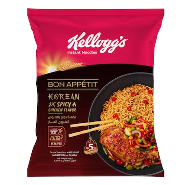نودلز كيلوجز بنكهة الدجاج بالصوص الكوري - 140 جرام