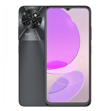 ايتل S23 - شاشة 6.6 بوصة 128 جيجابايت/8 جيجابايت ثنائي الشريحة بشبكة الجيل الرابع - أسود