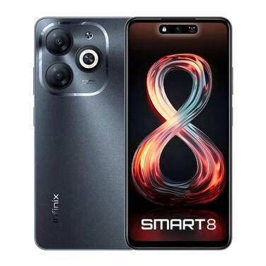Infinix Smart 8 - 6.6-inch 64GB/2GB Dual SIM 4G Smartphone - Timber Black