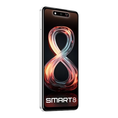 Infinix Smart 8 - 6.6-inch 64GB/2GB Dual SIM 4G Smartphone - Galaxy White