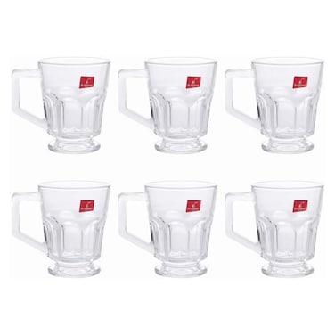 طقم اكواب زجاج بلينك ماكس - 350 مل - 6 قطع - KTZB117-1