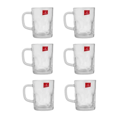 طقم مجات بلينك ماكس زجاجية - 6 قطع - B137