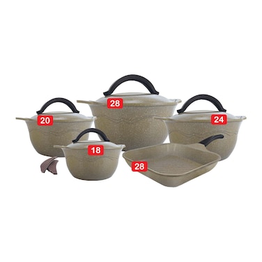 Master Retro Granite Cooking Set - 11 Pieces