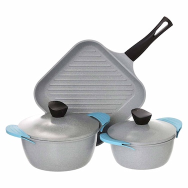 طقم حلل جرانيت ماستر ويف - 9 قطع